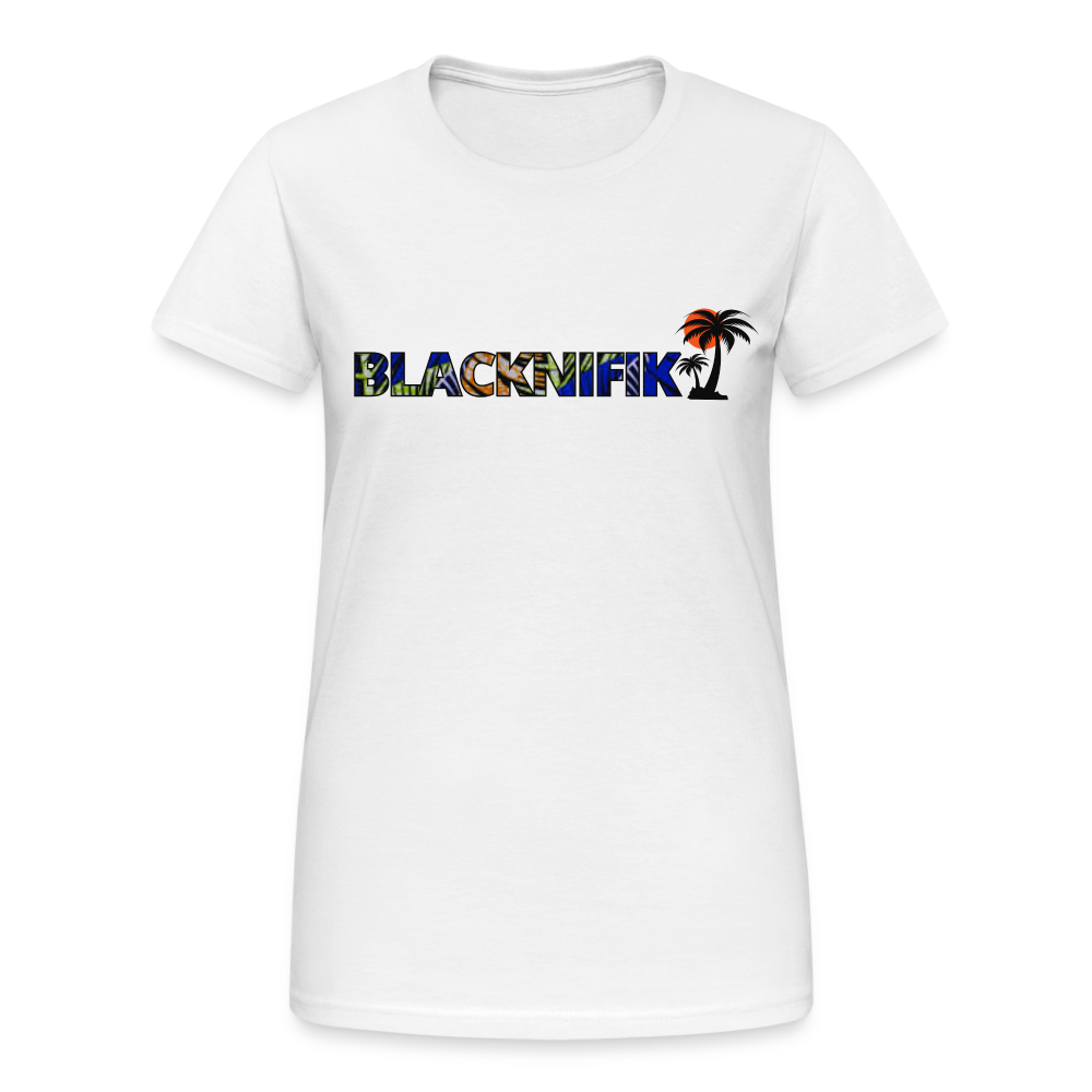 T-shirt Gildan épais femme - blanc