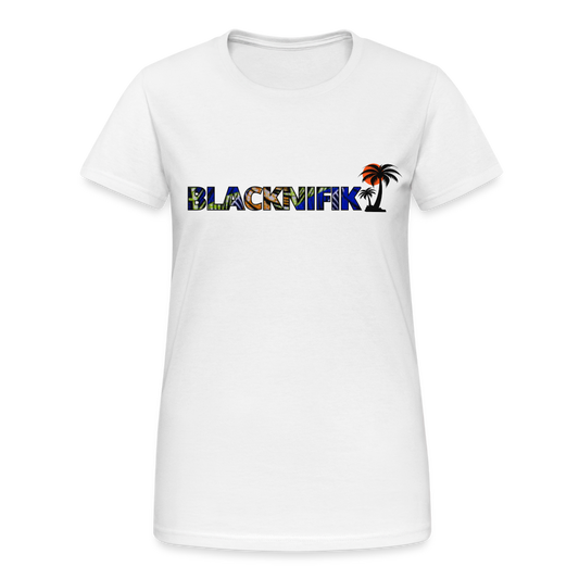 T-shirt Gildan épais femme - blanc