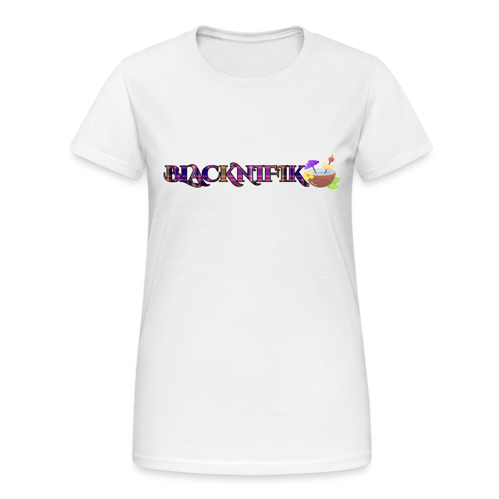 T-shirt Gildan épais femme - blanc