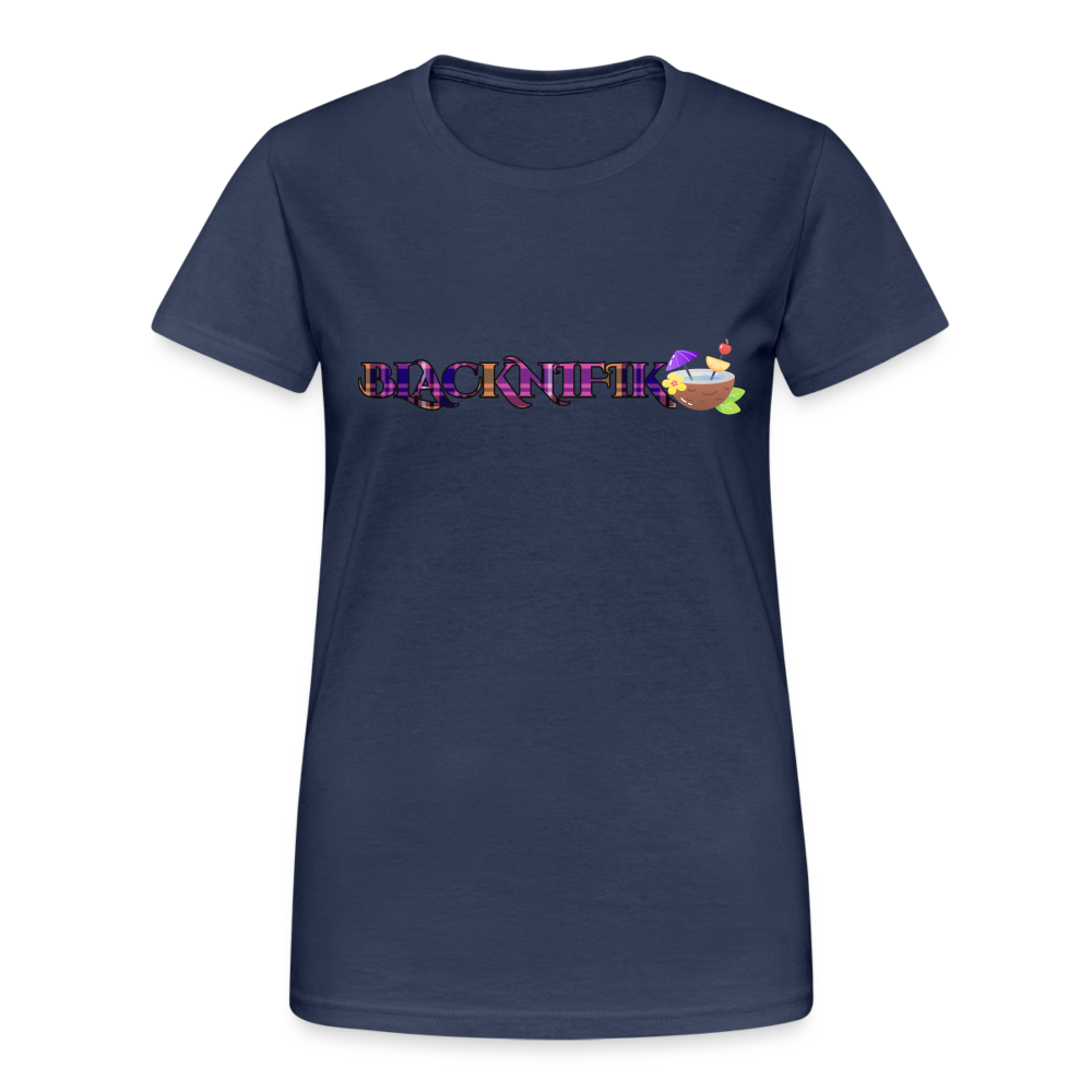 T-shirt Gildan épais femme - bleu marine