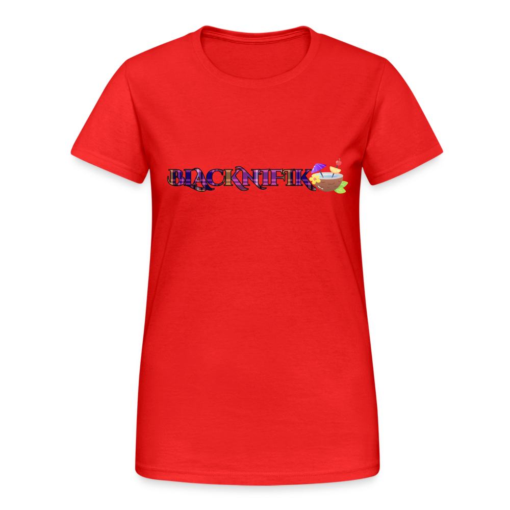 T-shirt Gildan épais femme - rouge