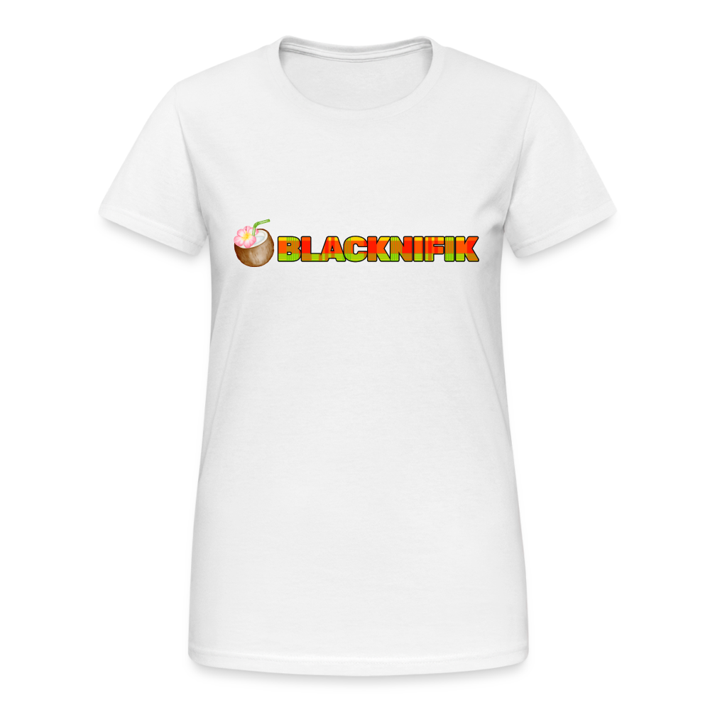T-shirt Gildan épais femme - blanc