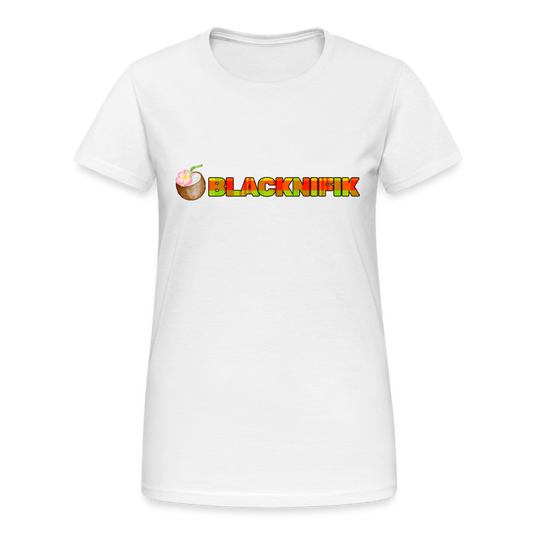T-shirt Gildan épais femme - blanc