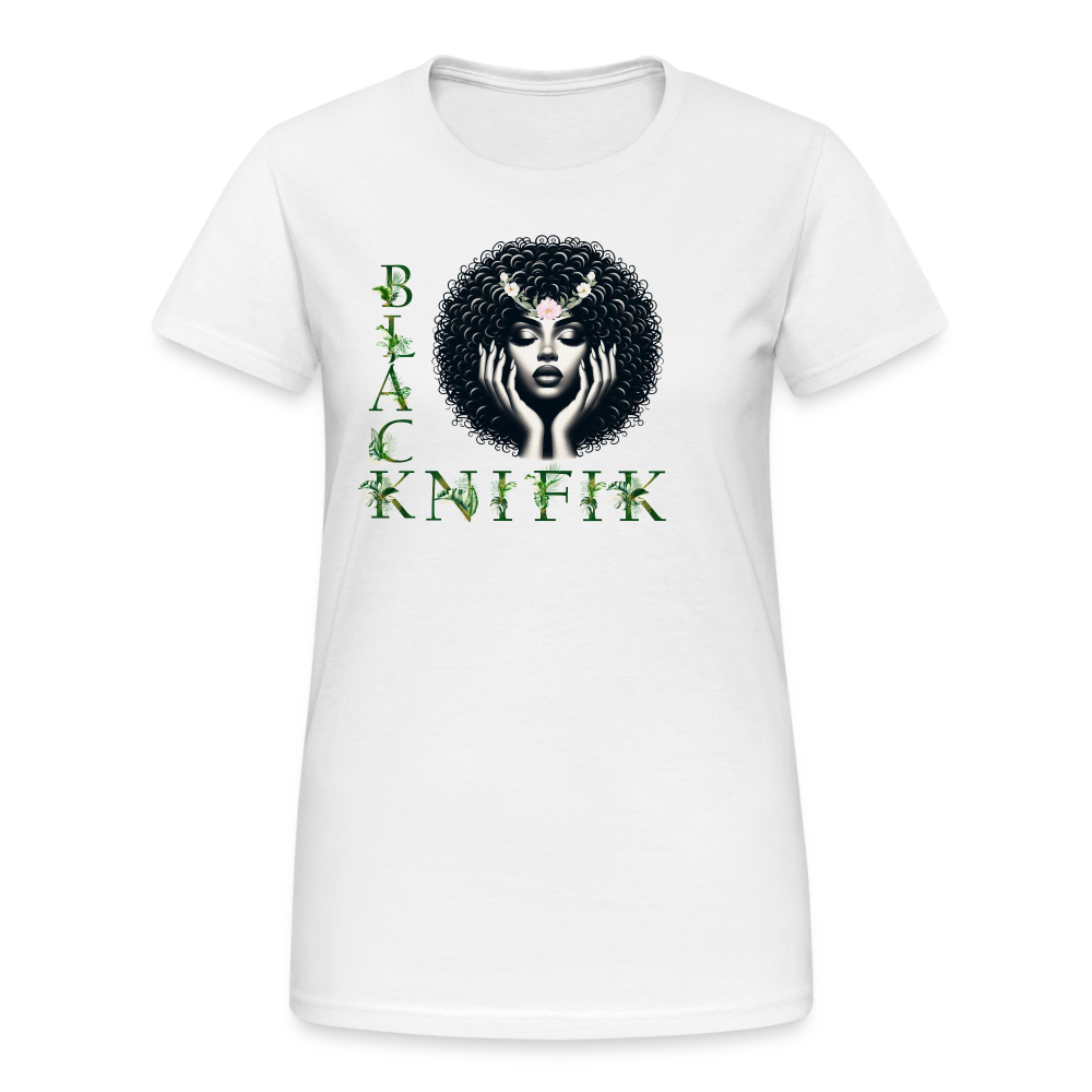 T-shirt Gildan épais femme - blanc