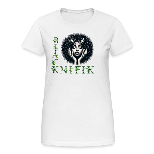 T-shirt Gildan épais femme - blanc