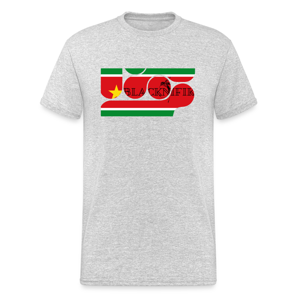 T-shirt Blacknifik Gwada - gris chiné