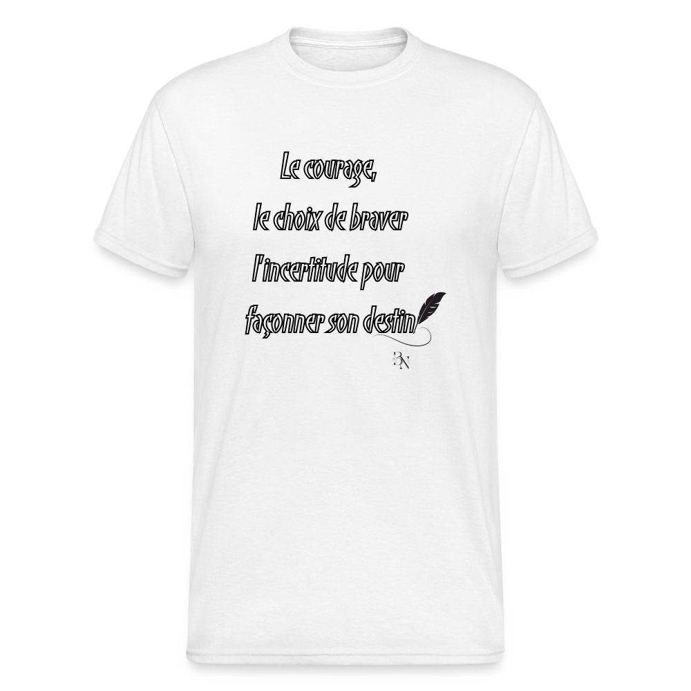 " Il était une citation " - blanc