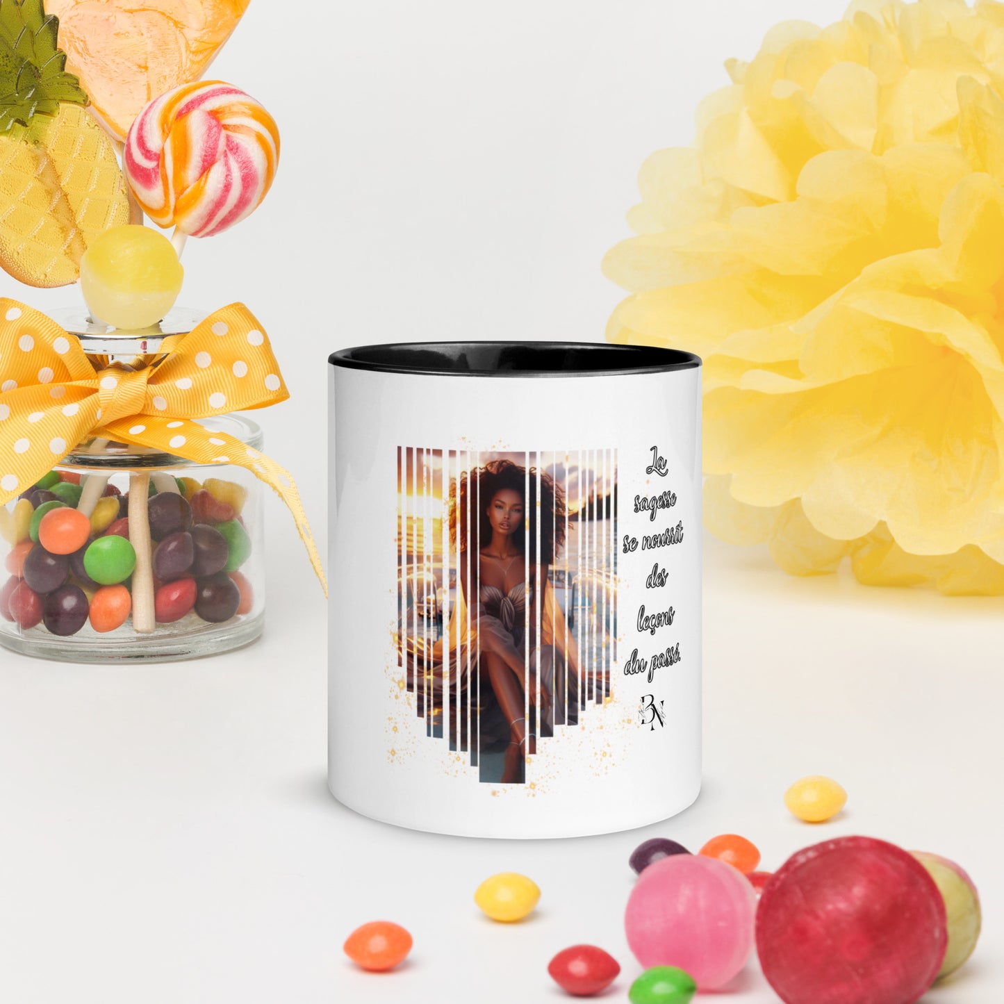 Mug à Intérieur Coloré Blacknifik