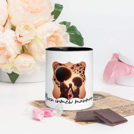 Mug à Intérieur Coloré Bonne Fête Maman