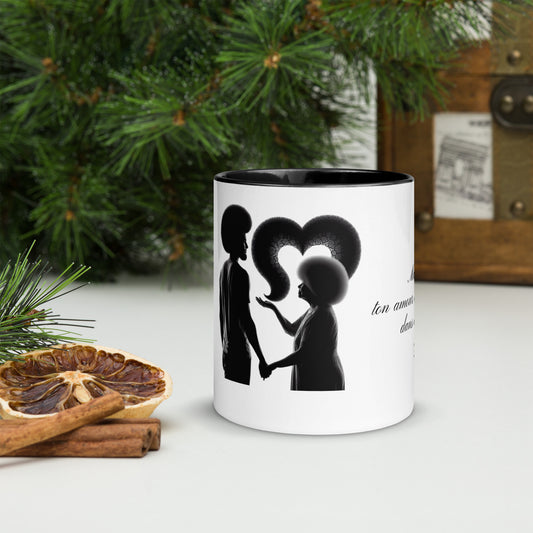 Mug à Intérieur Coloré Bonne Fête Maman