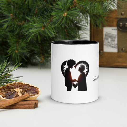 Mug à Intérieur Coloré Bonne fête Maman