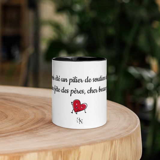 Mug à Intérieur Coloré Bonne fête Papa