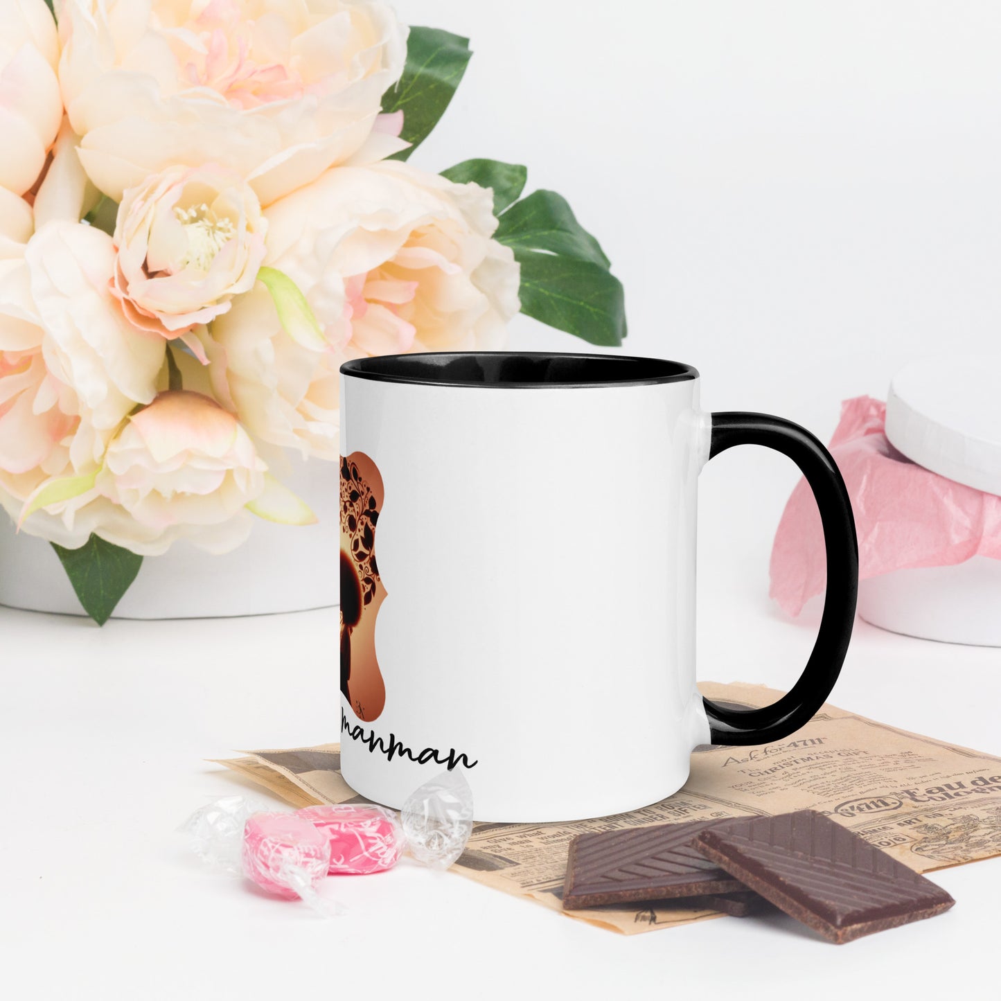 Mug à Intérieur Coloré Bonne Fête Maman