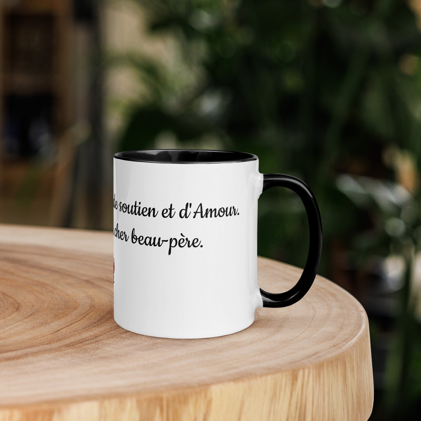 Mug à Intérieur Coloré Bonne fête Papa