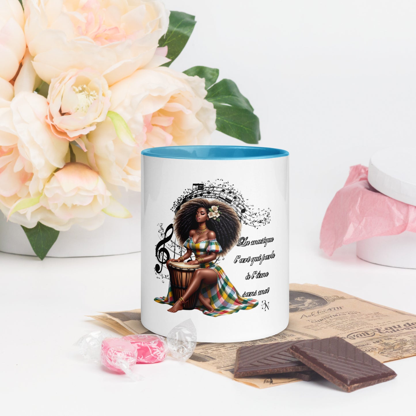 Mug à Intérieur Coloré Blacknifik