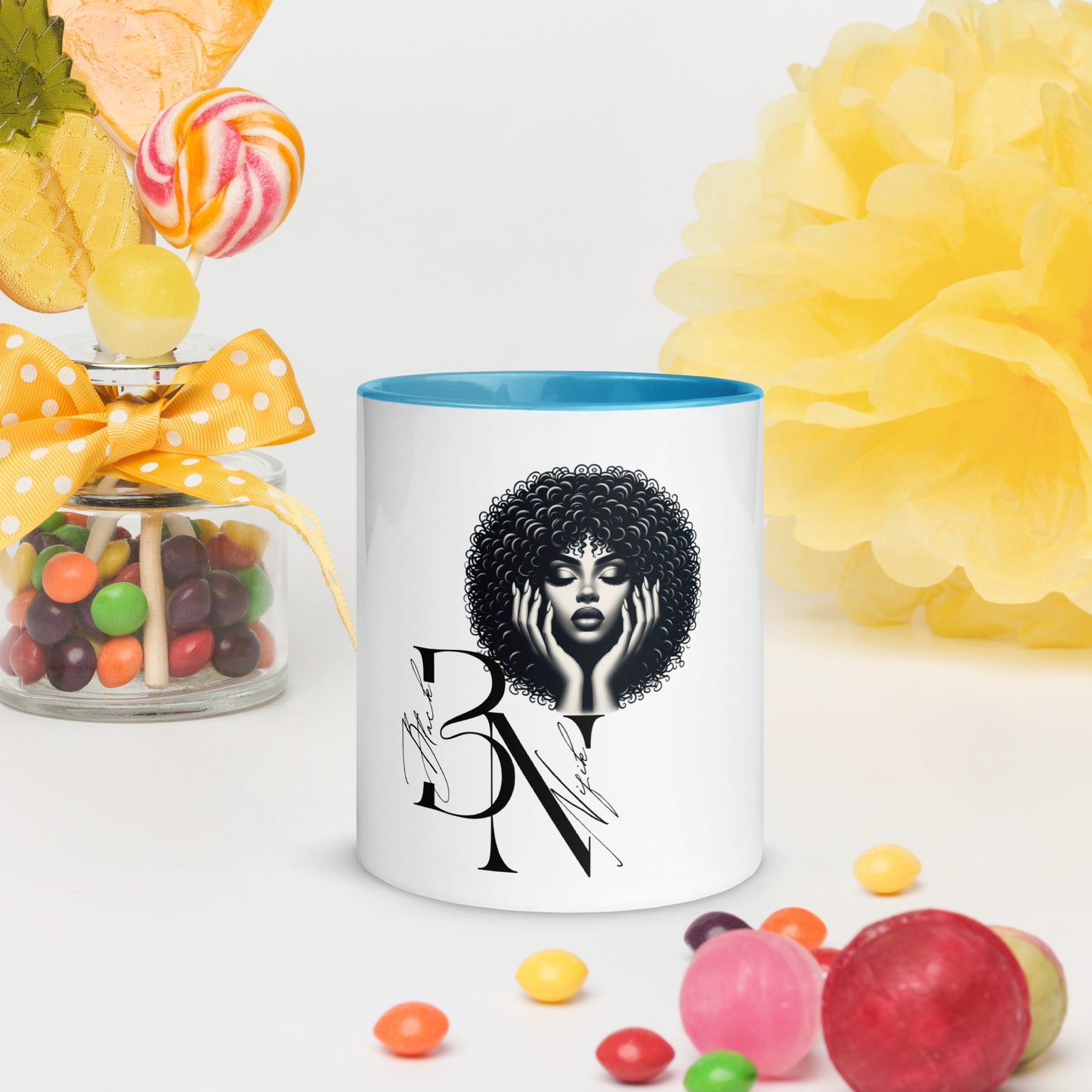Mug à Intérieur Coloré Blacknifik