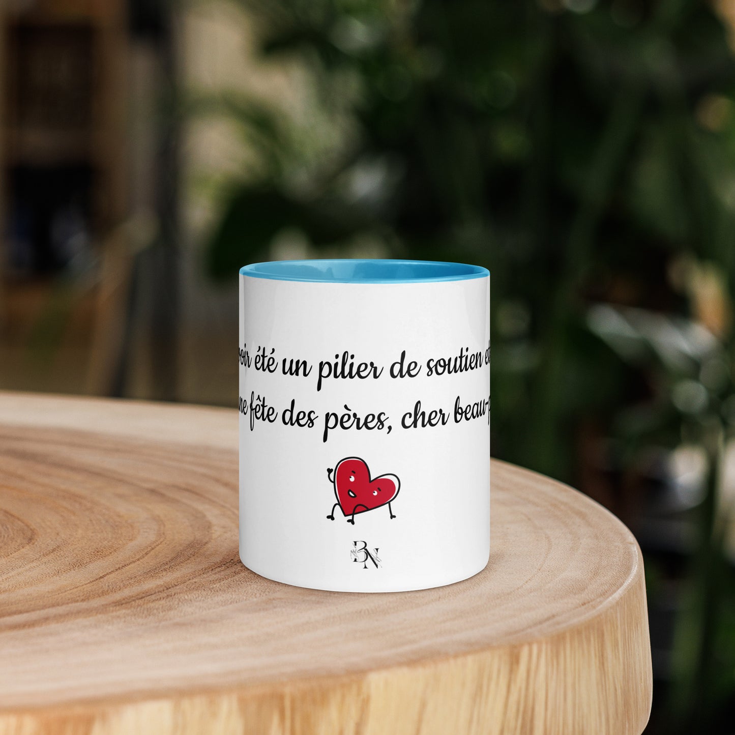 Mug à Intérieur Coloré Bonne fête Papa