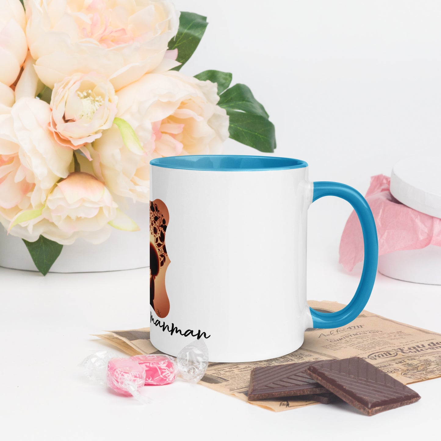 Mug à Intérieur Coloré Bonne Fête Maman
