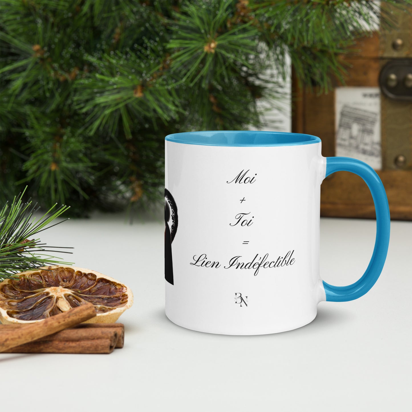 Mug à Intérieur Coloré Bonne fête Maman
