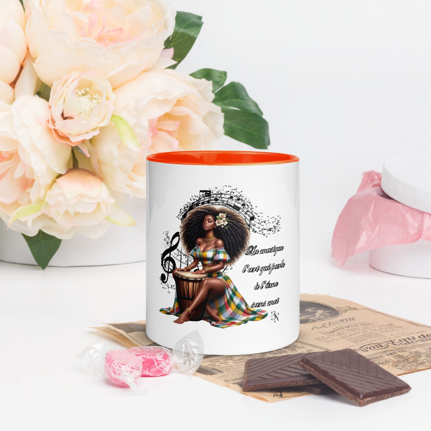 Mug à Intérieur Coloré Blacknifik