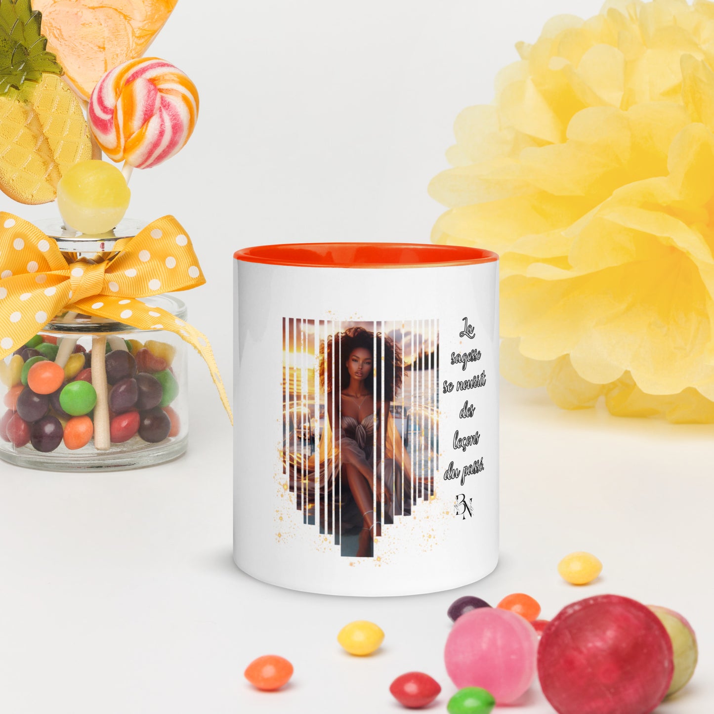 Mug à Intérieur Coloré Blacknifik