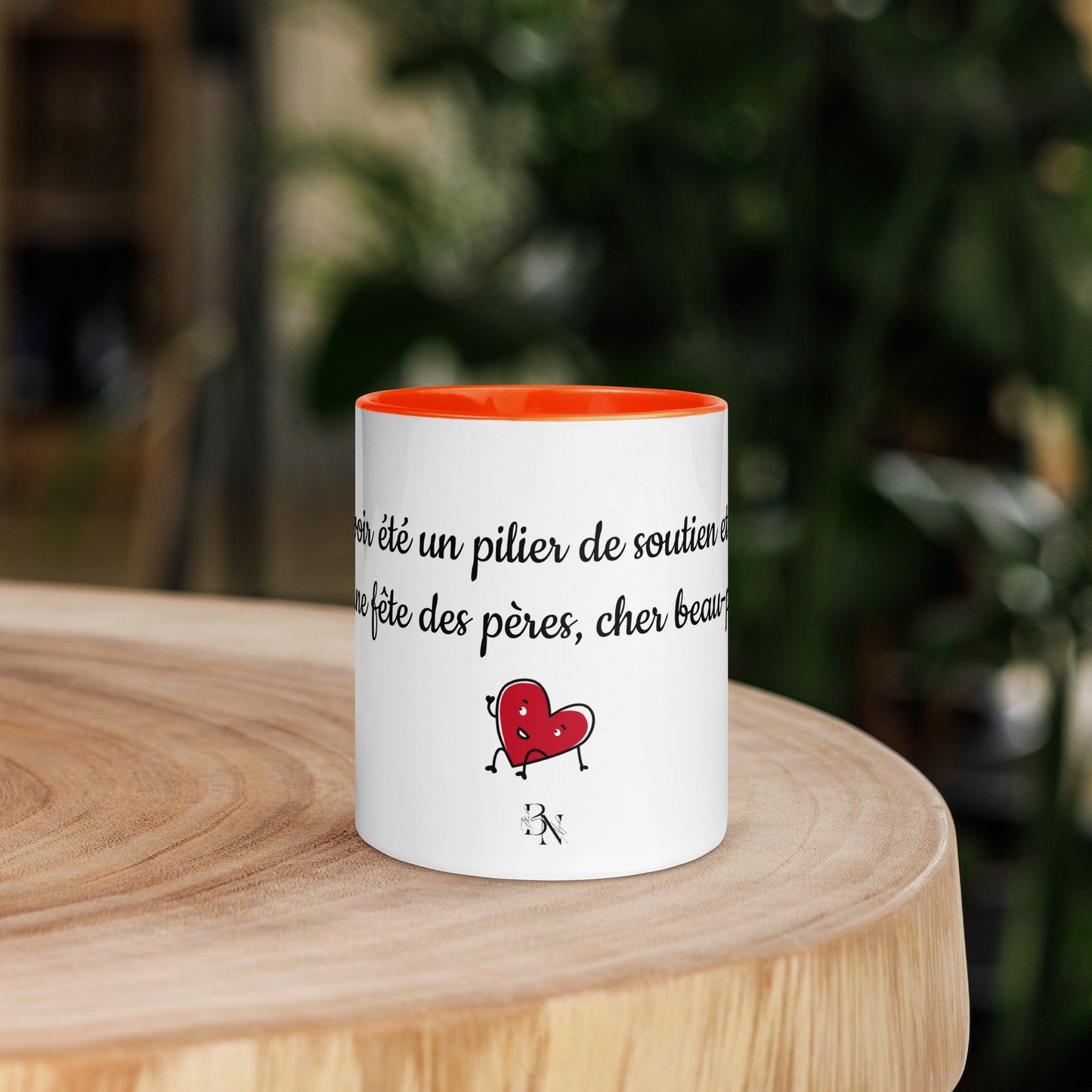 Mug à Intérieur Coloré Bonne fête Papa