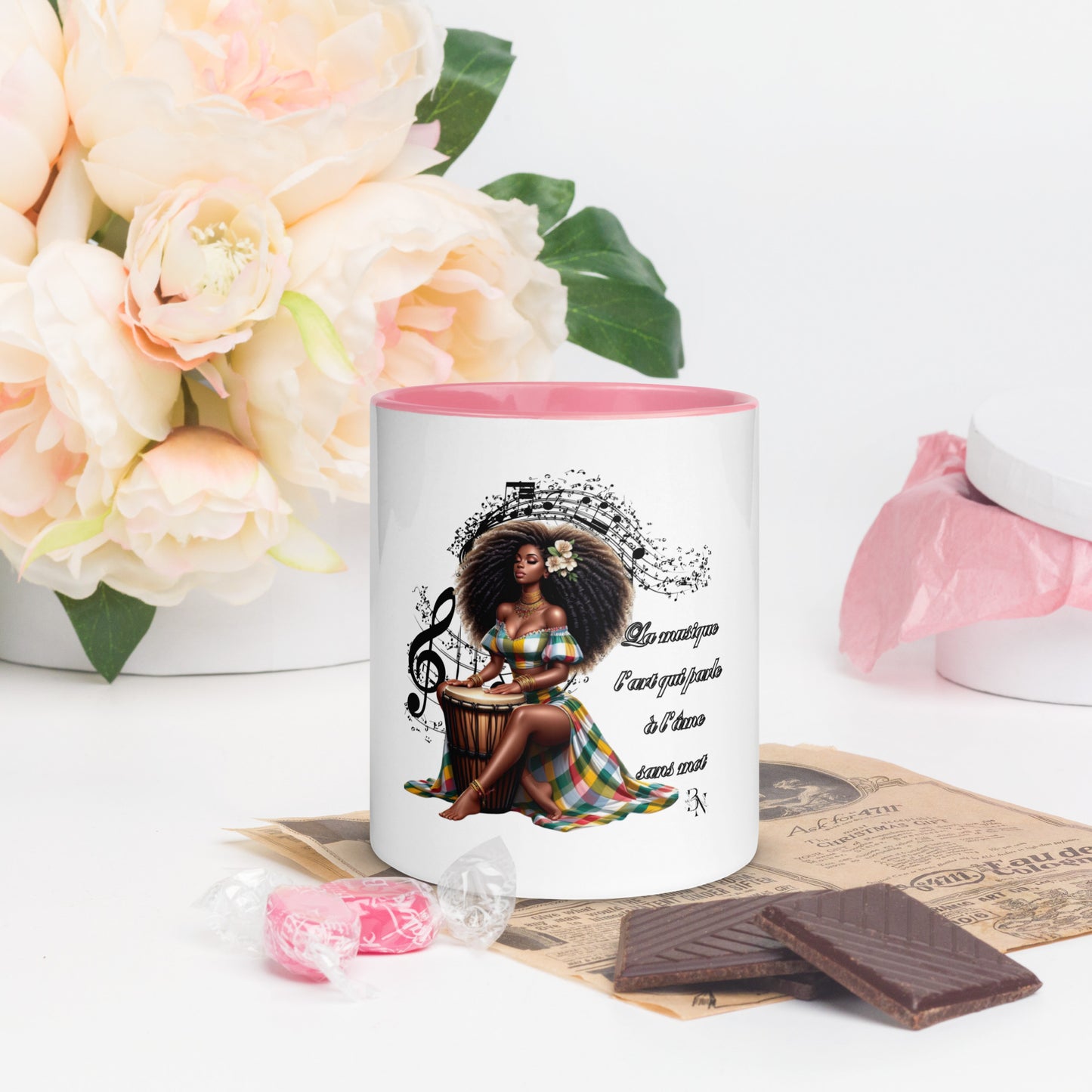 Mug à Intérieur Coloré Blacknifik