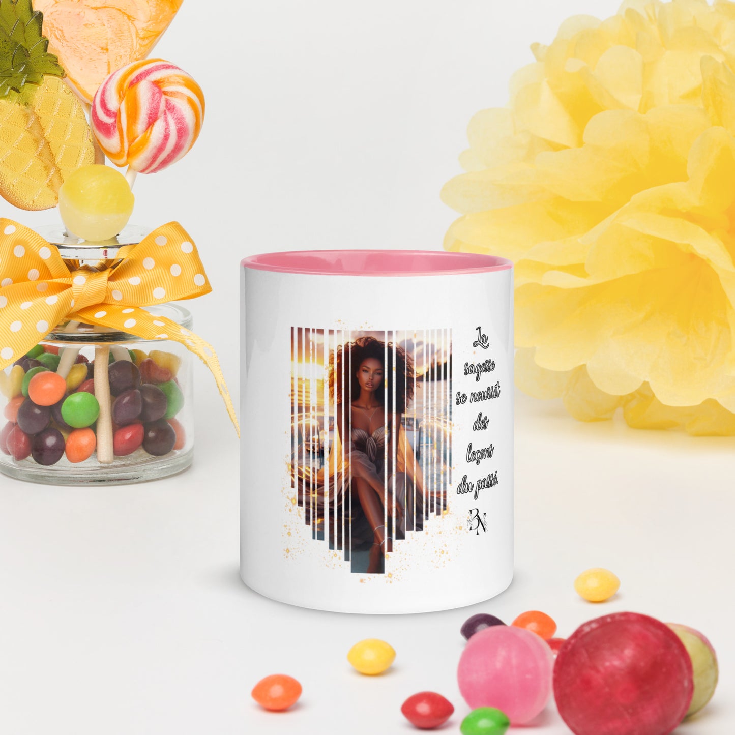 Mug à Intérieur Coloré Blacknifik