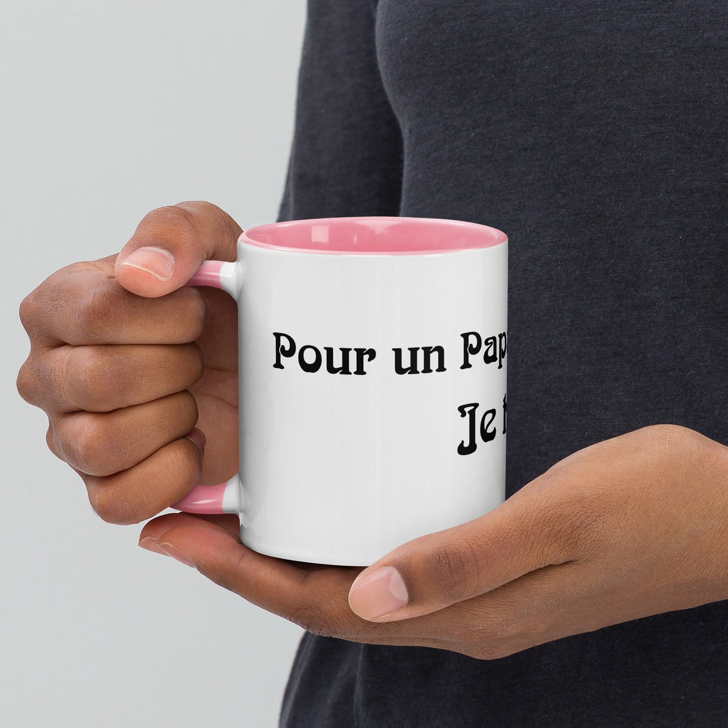 Mug à Intérieur Coloré Bonne fête Papa