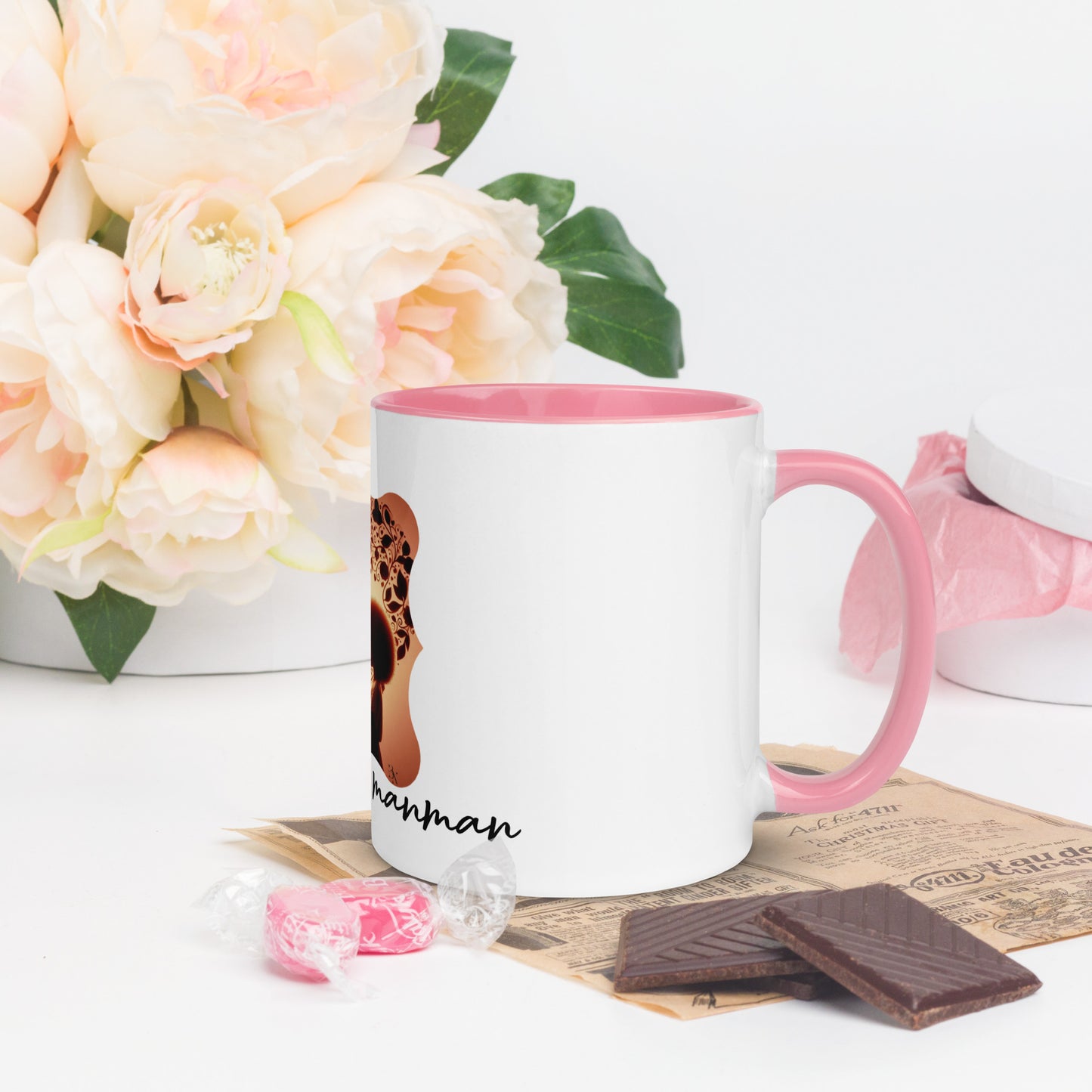 Mug à Intérieur Coloré Bonne Fête Maman