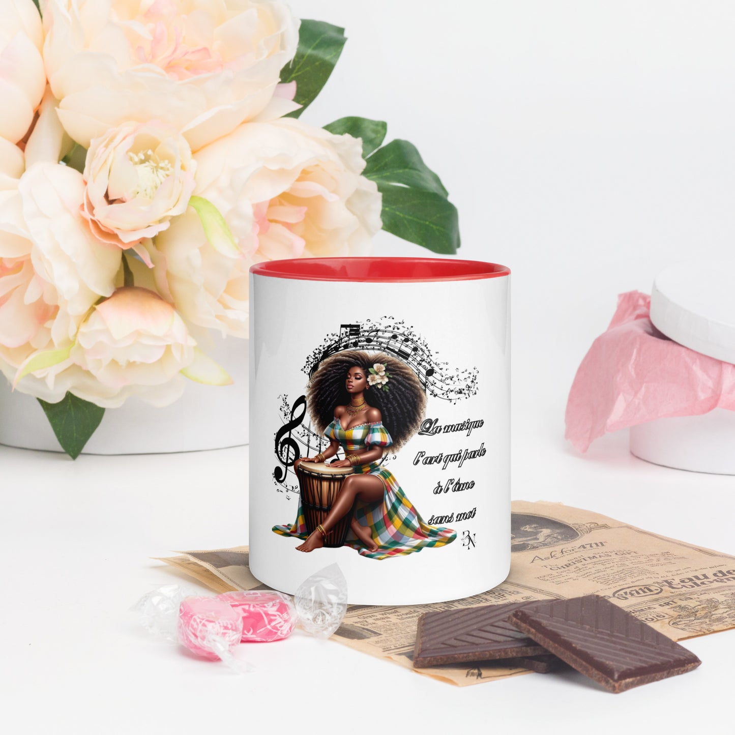 Mug à Intérieur Coloré Blacknifik