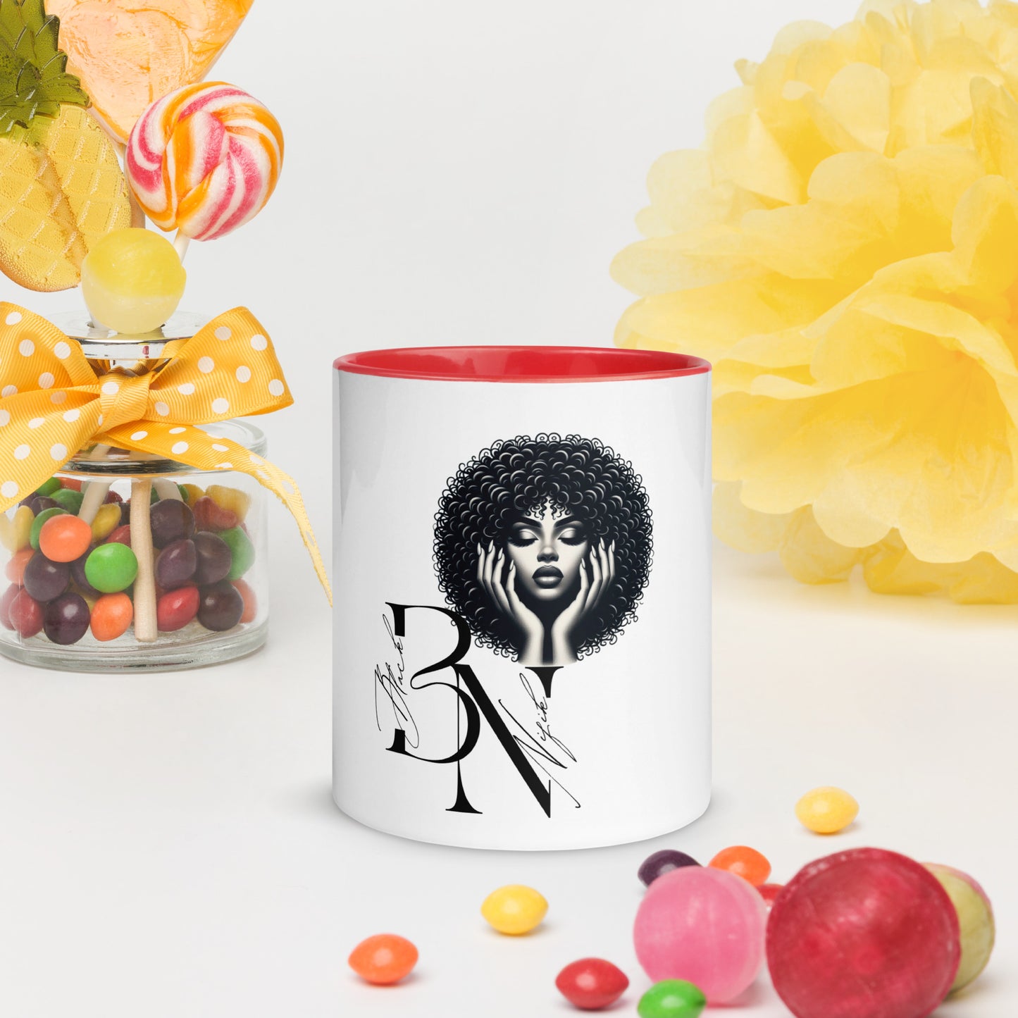 Mug à Intérieur Coloré Blacknifik