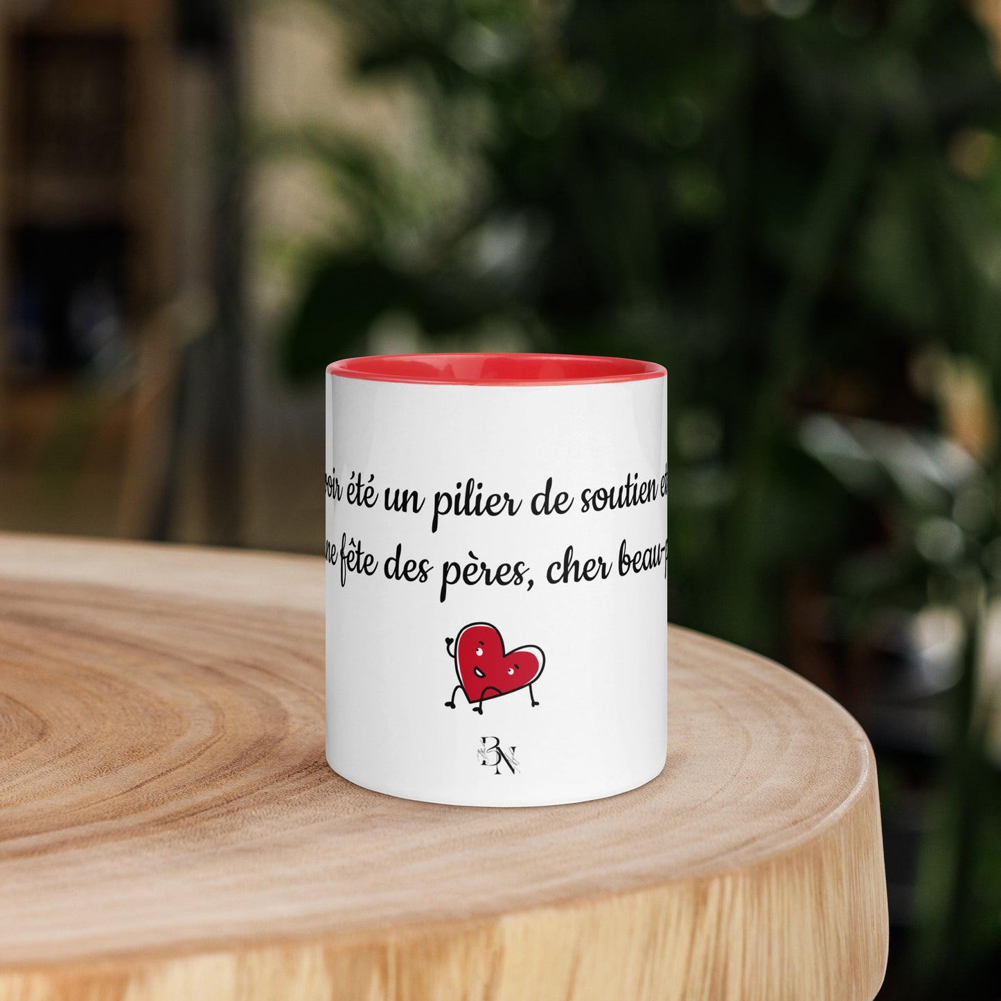 Mug à Intérieur Coloré Bonne fête Papa