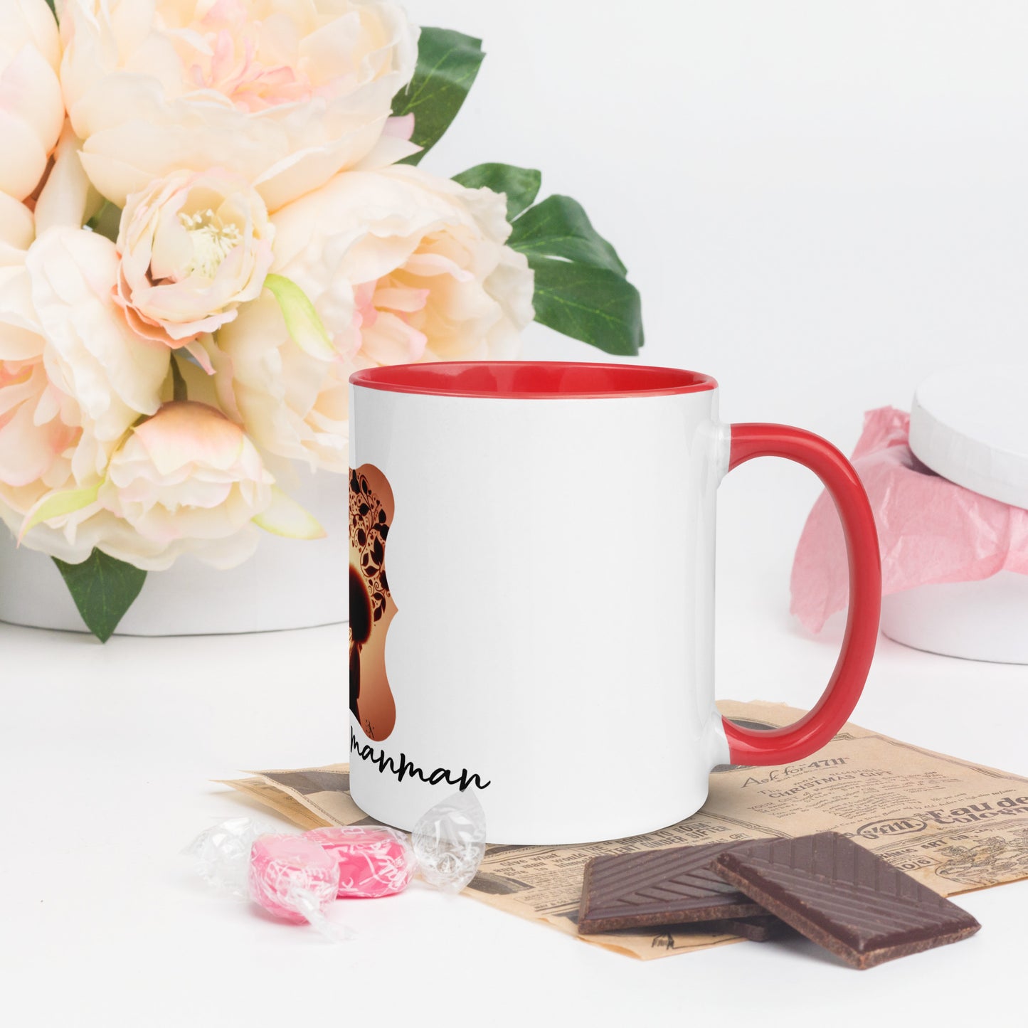 Mug à Intérieur Coloré Bonne Fête Maman
