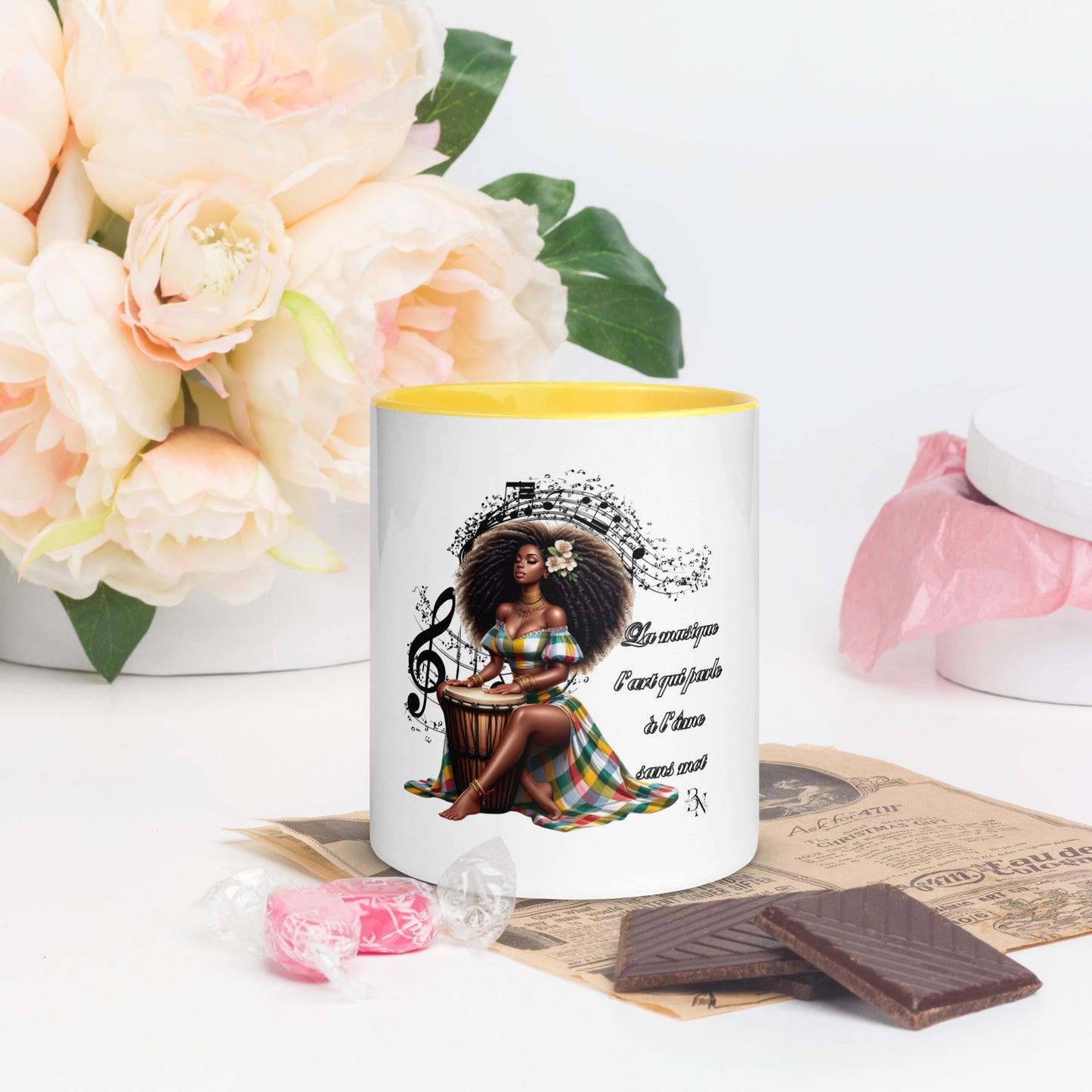 Mug à Intérieur Coloré Blacknifik