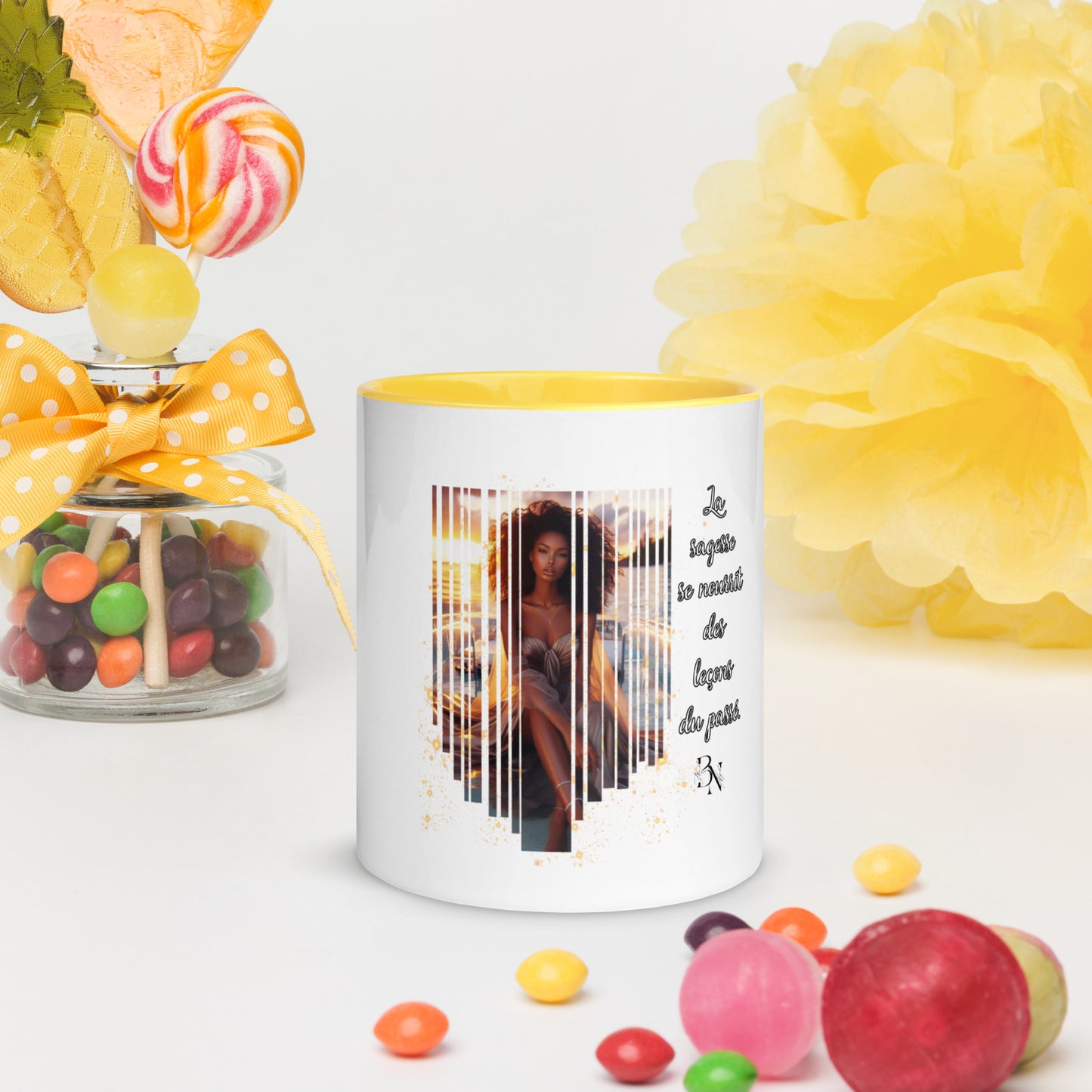 Mug à Intérieur Coloré Blacknifik