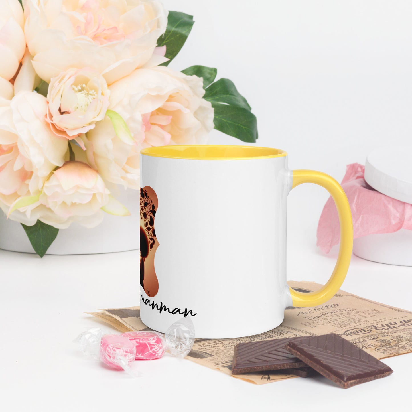 Mug à Intérieur Coloré Bonne Fête Maman