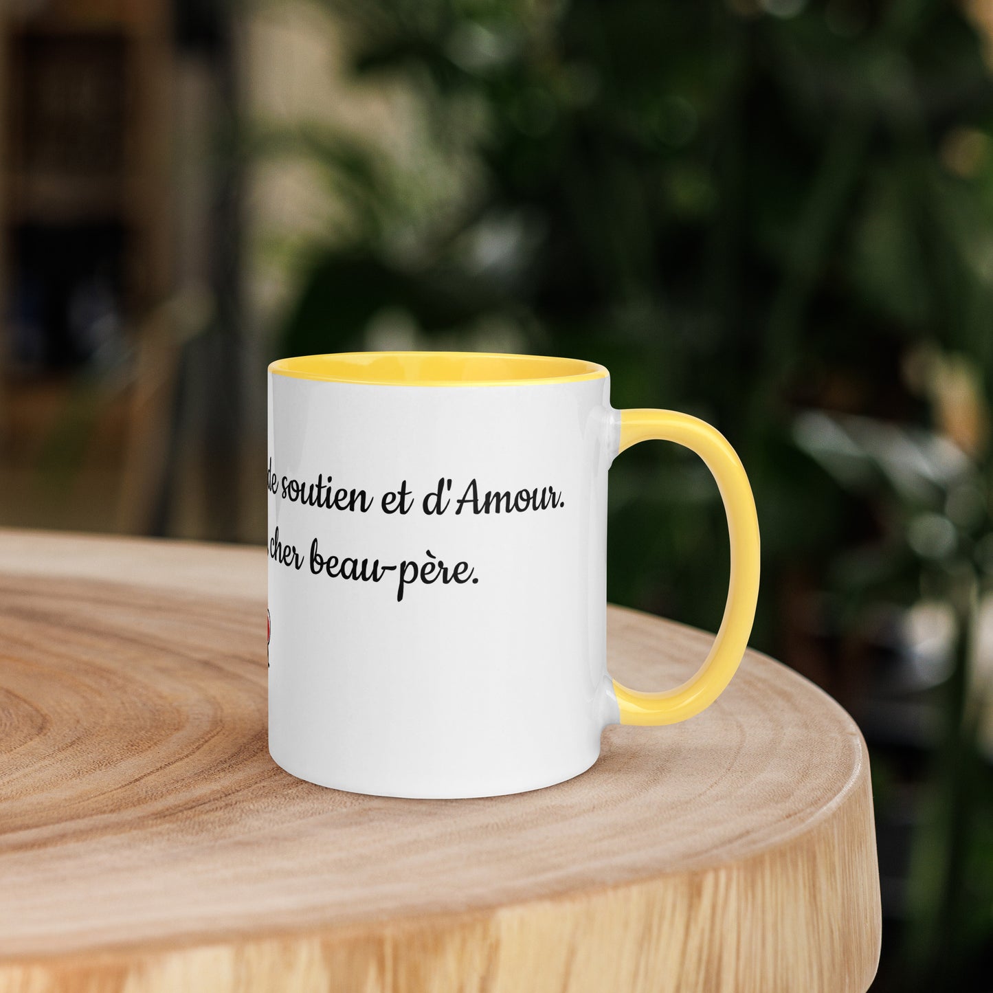 Mug à Intérieur Coloré Bonne fête Papa